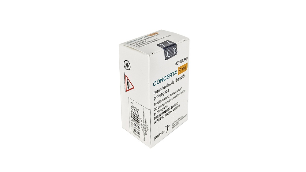 CONCERTA 27 mg COMPRIMIDOS DE LIBERTAÇÃO PROLONGADA