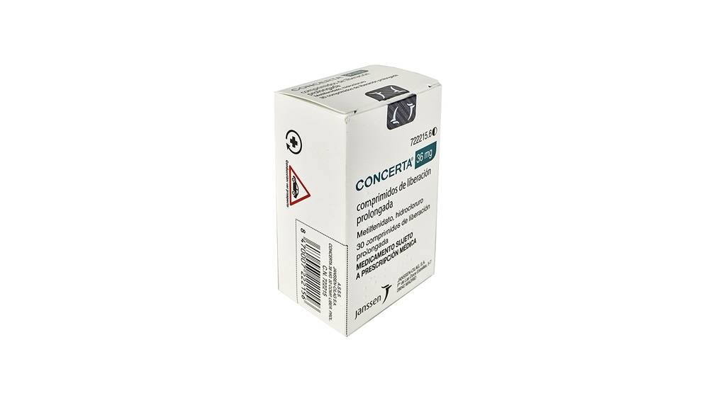 CONCERTA 36 mg COMPRIMIDOS DE LIBERTAÇÃO PROLONGADA