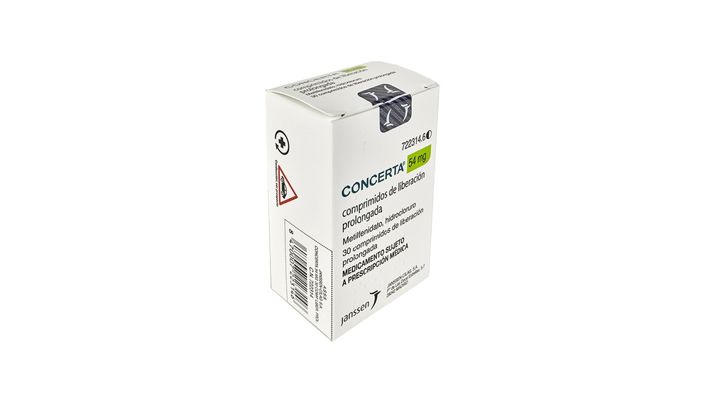 CONCERTA 54 mg COMPRIMIDOS DE LIBERTAÇÃO PROLONGADA
