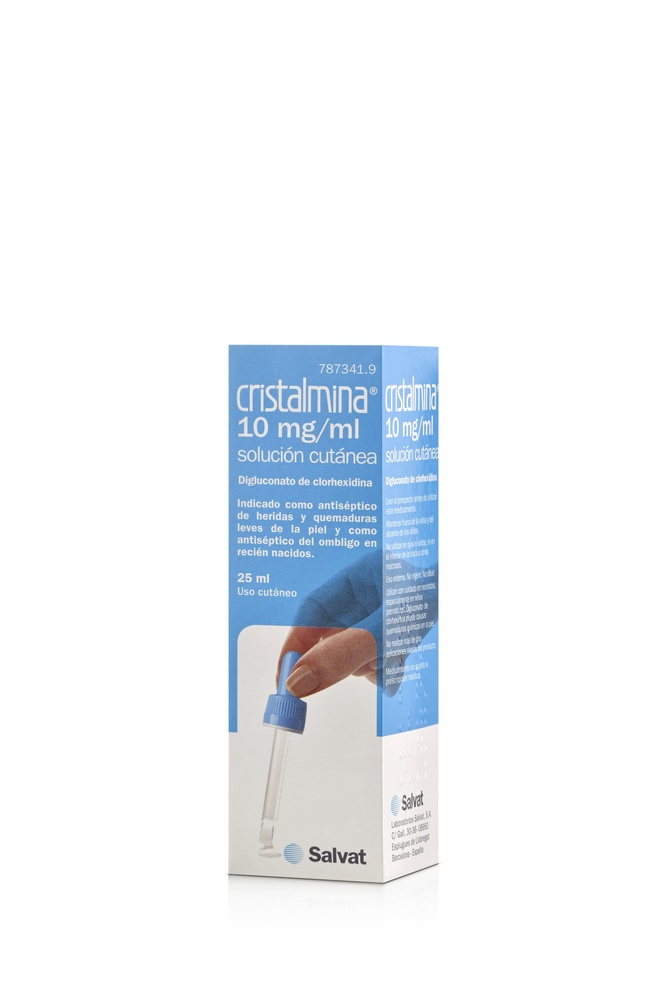 CRISTALMINA 10 mg/ml SOLUÇÃO CUTÂNEA