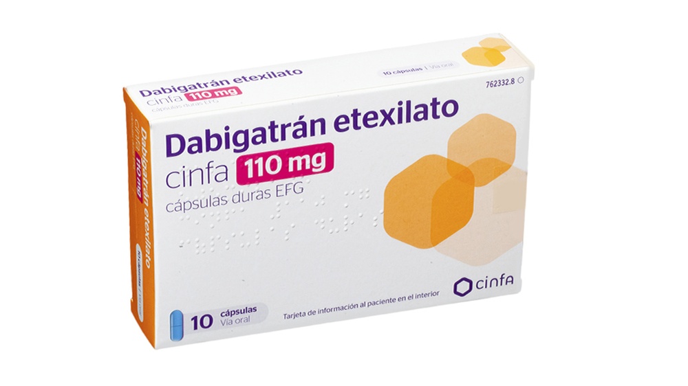 DABIGATRAN ETEXILATO CINFA 110 mg CÁPSULAS DURAS