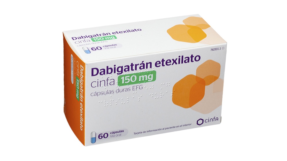 DABIGATRAN ETEXILATO CINFA 150 mg CÁPSULAS DURAS