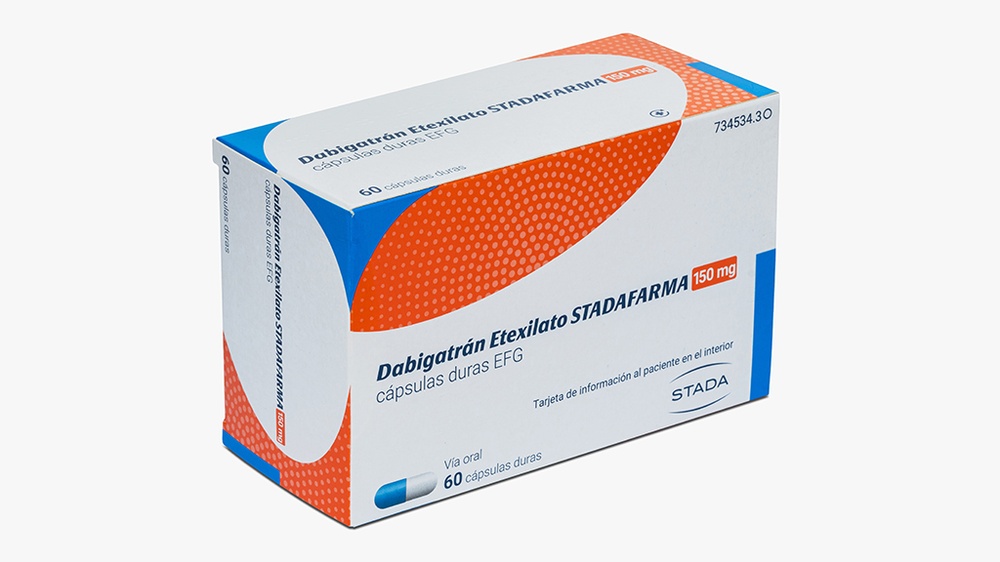 DABIGATRAN ETEXILATO STADAFARMA 150 mg CÁPSULAS DURAS