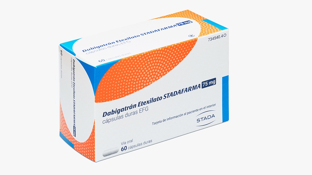 DABIGATRAN ETEXILATO STADAFARMA 75 mg CÁPSULAS DURAS