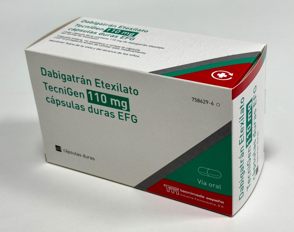 DABIGATRAN ETEXILATO TECNIGEN 110 mg CÁPSULAS DURAS
