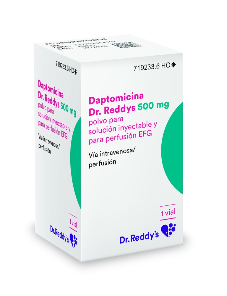 DAPTOMICINA Dr. Reddy's 500 mg PÓ PARA SOLUÇÃO INJETÁVEL E PARA PERFUSÃO