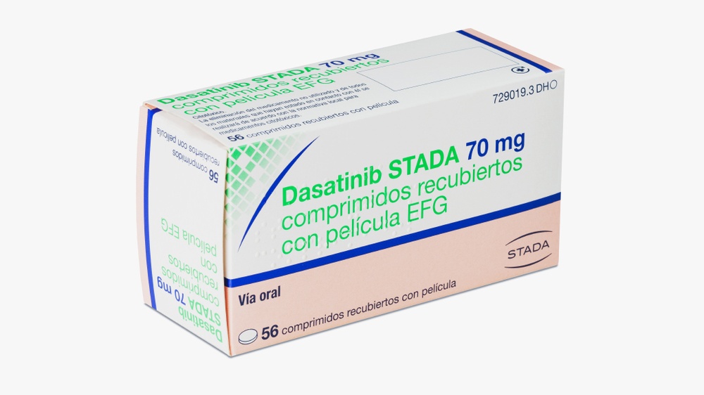DASATINIB STADA 70 mg COMPRIMIDOS REVESTIDOS POR PELÍCULA