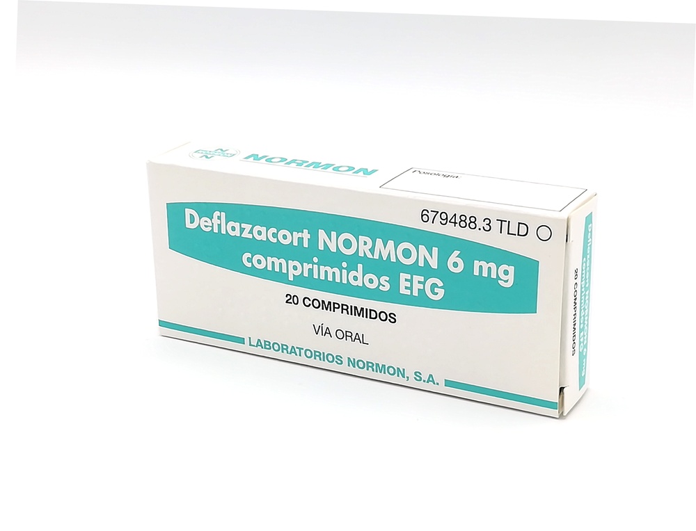DEFLAZACORT NORMON 6 mg COMPRIMIDOS