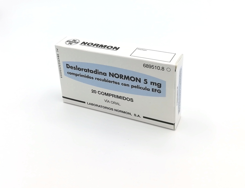 DESLORATADINA NORMON 5 mg COMPRIMIDOS REVESTIDOS POR PELÍCULA