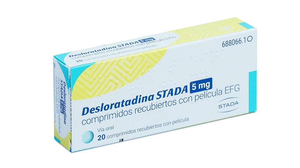DESLORATADINA STADA 5 mg COMPRIMIDOS REVESTIDOS POR PELÍCULA
