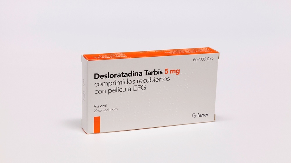 DESLORATADINA TARBIS 5 mg COMPRIMIDOS REVESTIDOS POR PELÍCULA