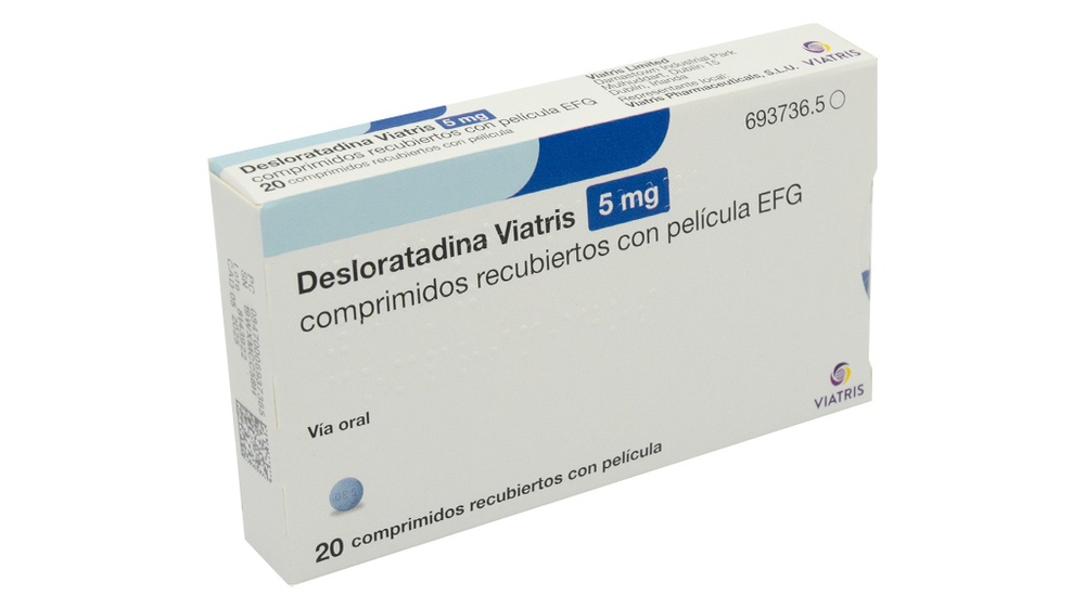 DESLORATADINA VIATRIS 5 mg COMPRIMIDOS REVESTIDOS POR PELÍCULA