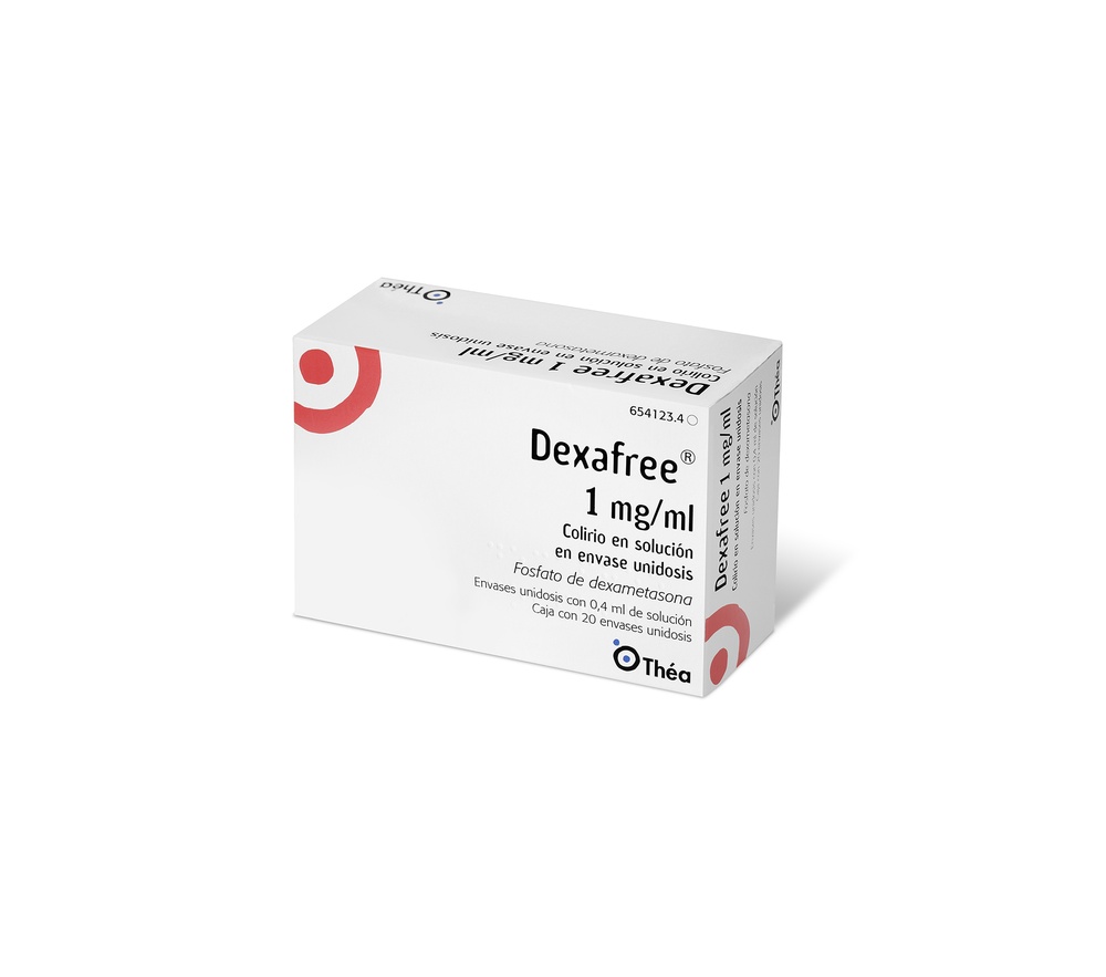 DEXAFREE 1 mg/ml COLÍRIO EM SOLUÇÃO EM EMBALAGEM UNIDOSE