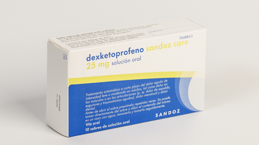 DEXKETOPROFENO SANDOZ CARE 25 mg SOLUÇÃO ORAL