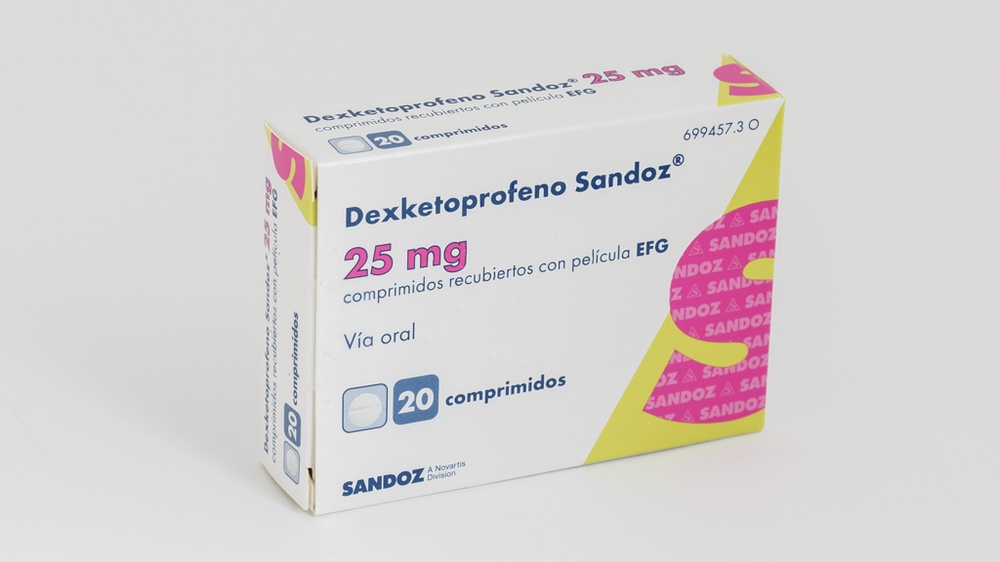 DEXKETOPROFENO SANDOZ 25 mg COMPRIMIDOS REVESTIDOS POR PELÍCULA