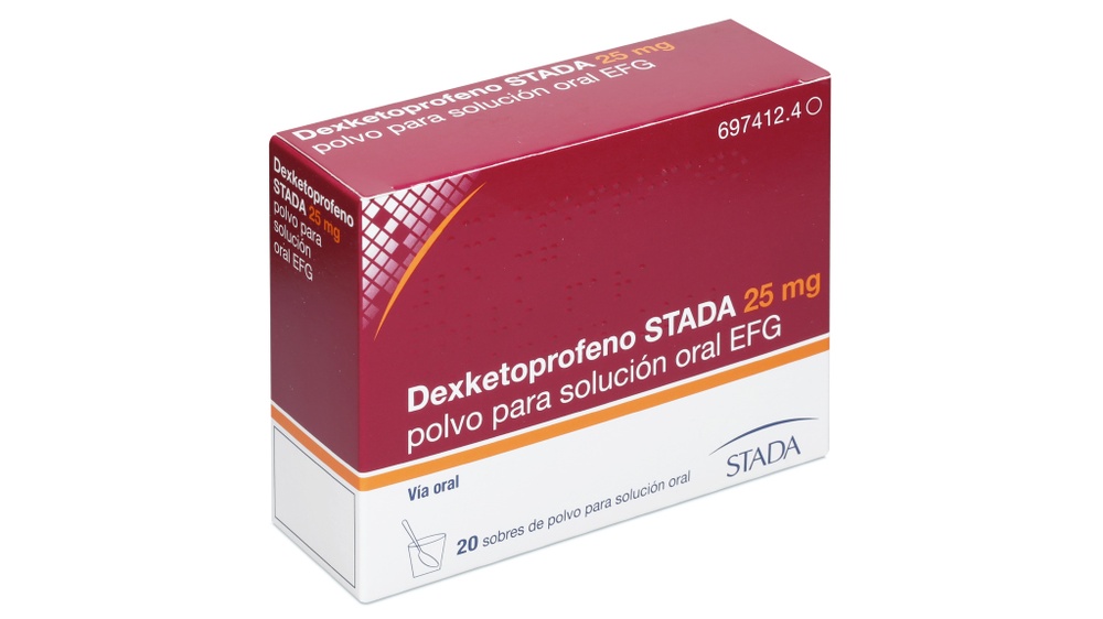 DEXKETOPROFENO STADA 25 mg PÓ PARA SOLUÇÃO ORAL