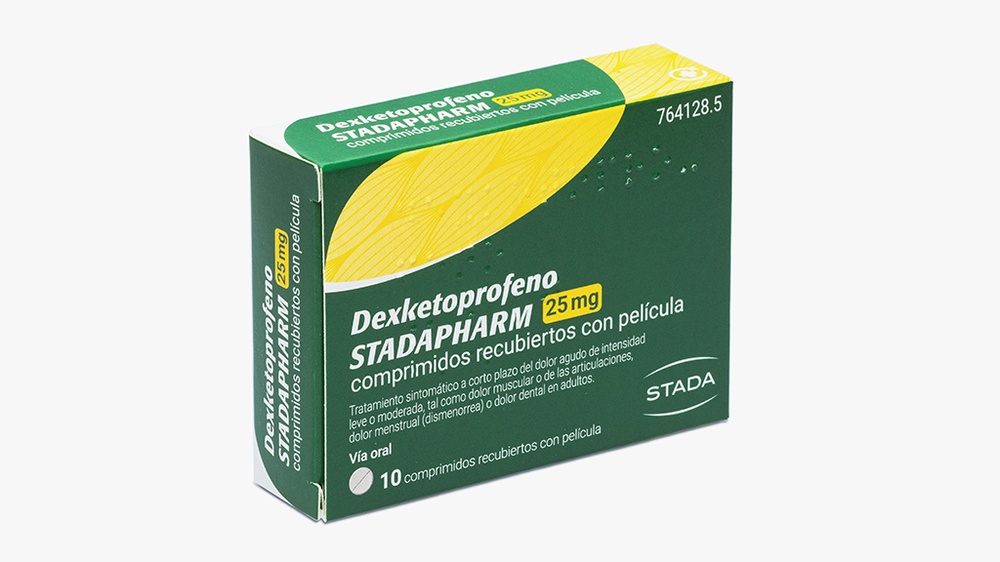 DEXKETOPROFENO STADAPHARM 25 mg COMPRIMIDOS REVESTIDOS POR PELÍCULA