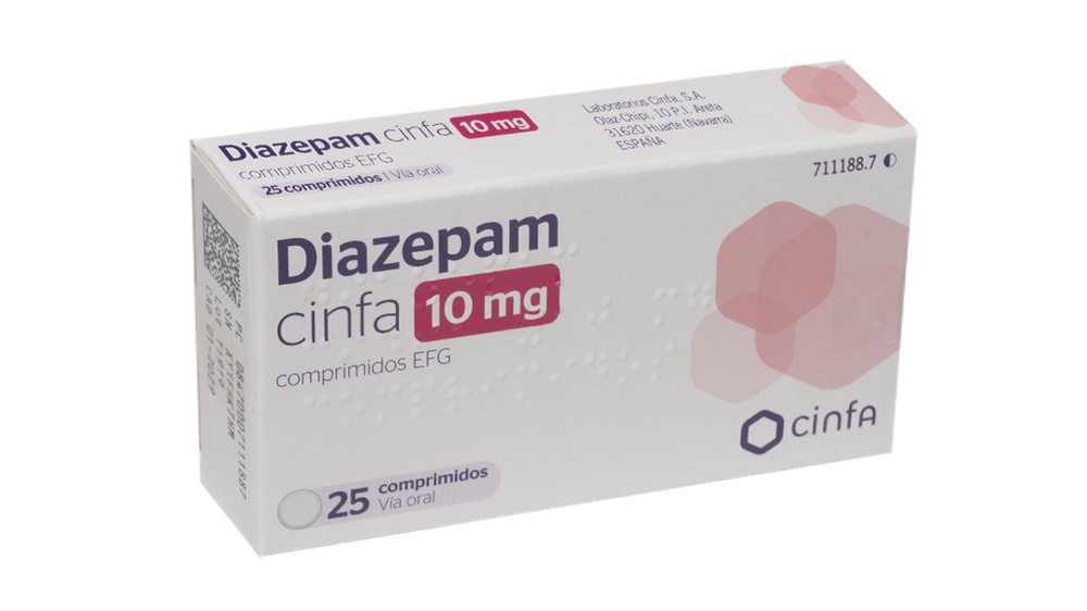 DIAZEPAM CINFA 10 mg COMPRIMIDOS