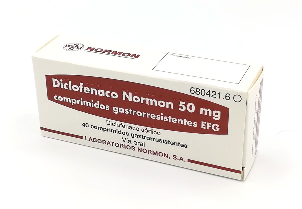DICLOFENACO NORMON 50 mg COMPRIMIDOS GASTRO-RESISTENTES