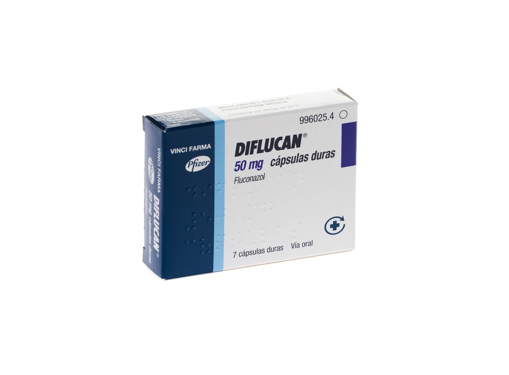 DIFLUCAN 50 mg CÁPSULAS DURAS