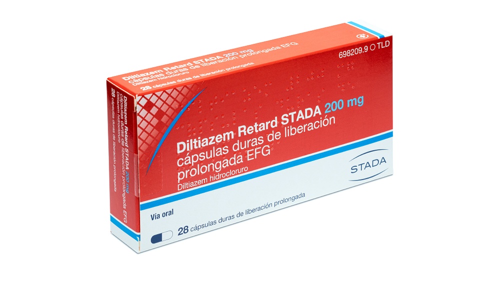 DILTIAZEM RETARD STADA 200 mg CÁPSULAS DURAS DE LIBERAÇÃO PROLONGADA