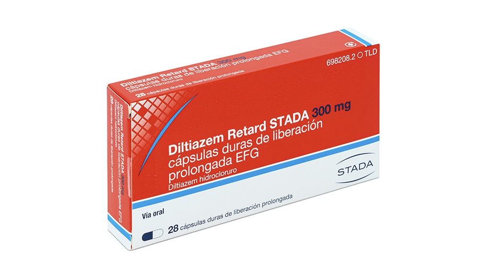 DILTIAZEM RETARD STADA 300 mg CÁPSULAS DURAS DE LIBERAÇÃO PROLONGADA