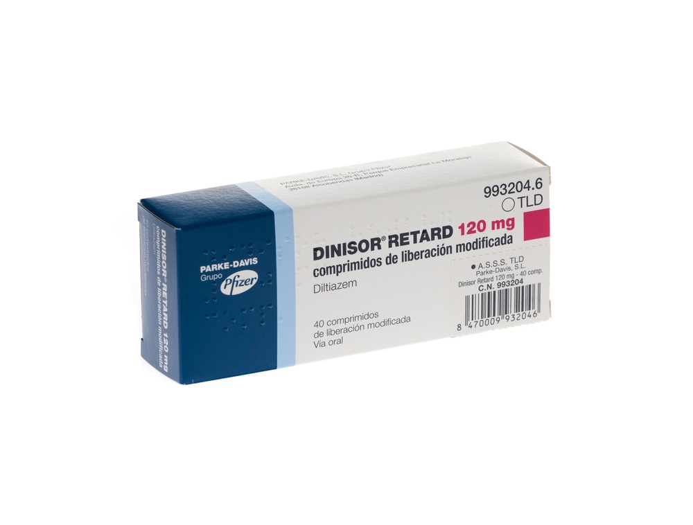 DINISOR RETARD 120 mg COMPRIMIDOS DE LIBERTAÇÃO MODIFICADA