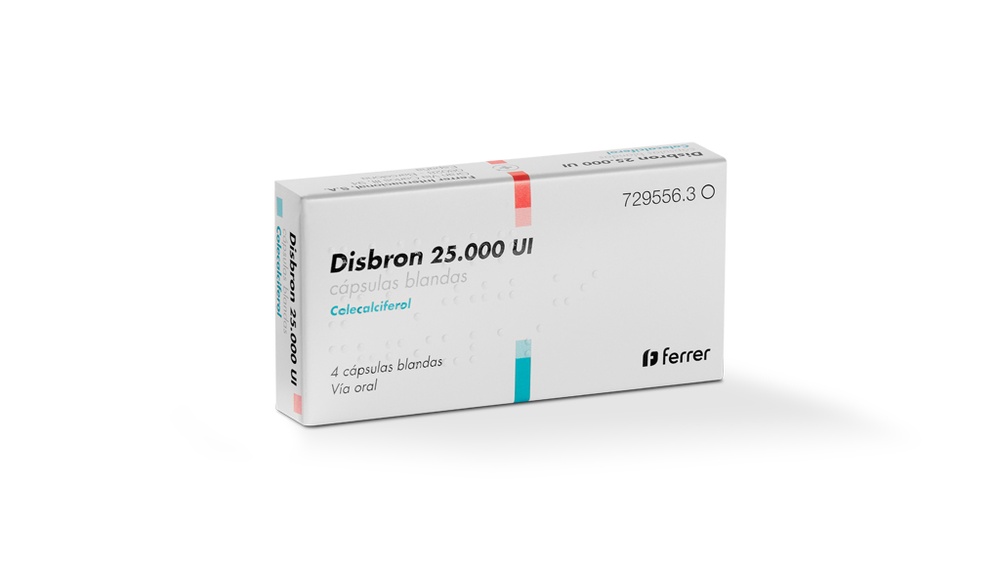 DISBRON 25.000 UI CÁPSULAS MOLES