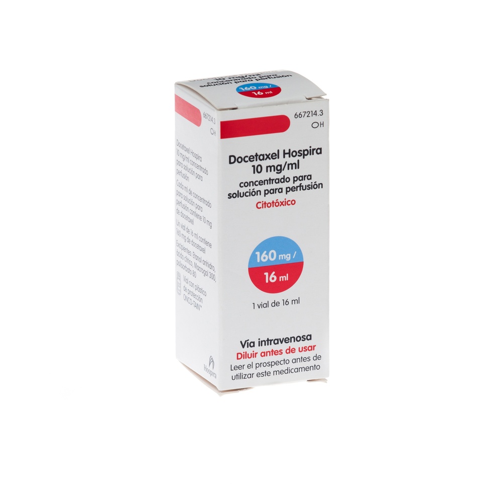 DOCETAXEL HOSPIRA 10 mg/ml CONCENTRADO PARA SOLUÇÃO PARA PERFUSÃO