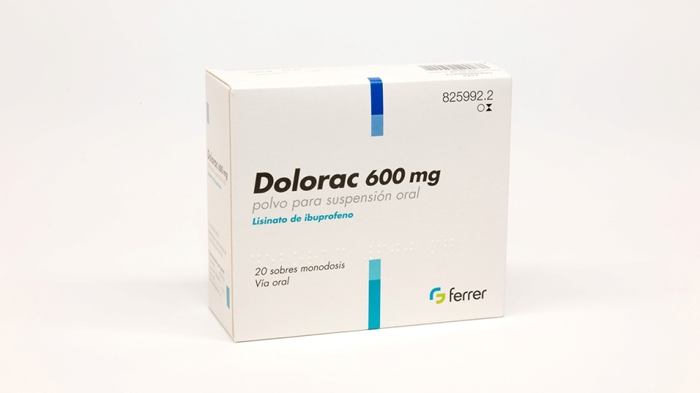 DOLORAC 600 mg PÓ PARA SUSPENSÃO ORAL