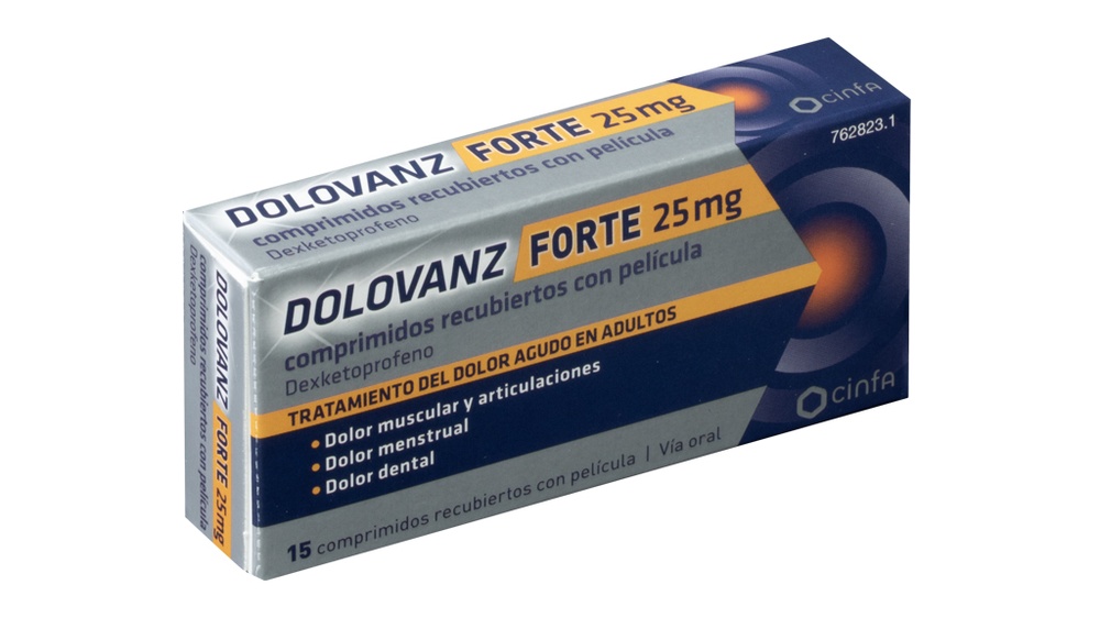 DOLOVANZ FORTE 25 mg COMPRIMIDOS REVESTIDOS POR PELÍCULA