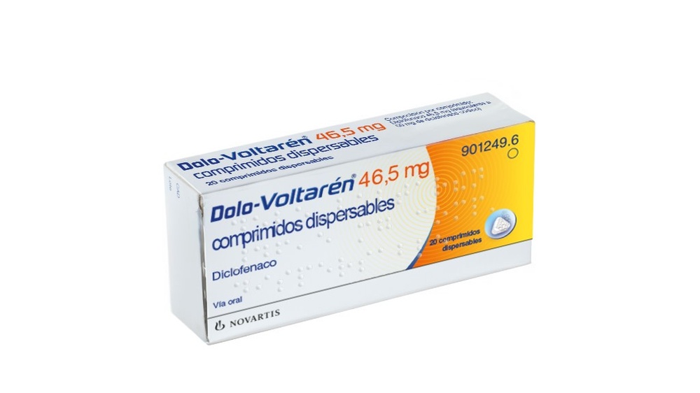 DOLO-VOLTAREN 46,5 mg COMPRIMIDOS DISPERSÍVEIS