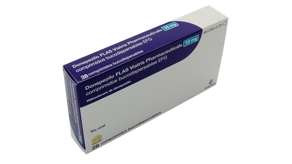 DONEPEZILO VIATRIS PHARMACEUTICALS 10 mg COMPRIMIDOS ORODISPERSÍVEIS