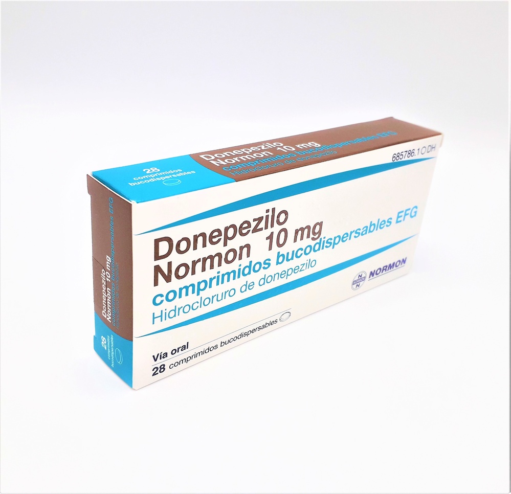 DONEPEZILO NORMON 10 mg COMPRIMIDOS ORODISPERSÍVEIS