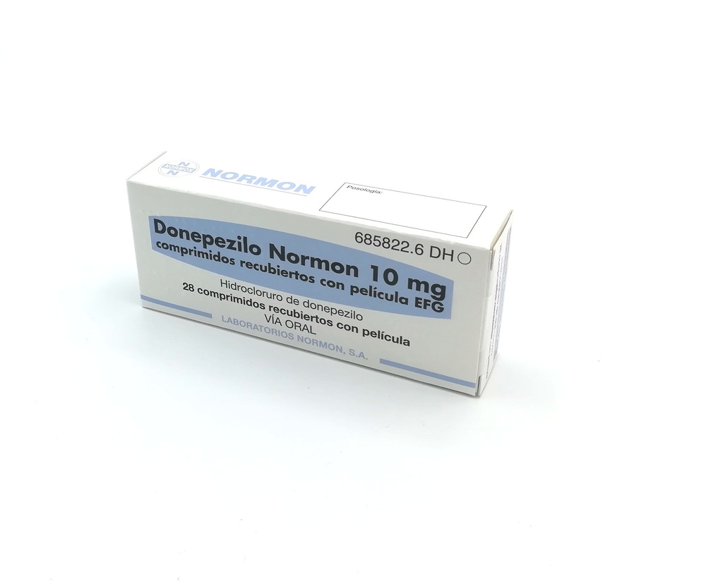 DONEPEZILO NORMON 10 mg COMPRIMIDOS REVESTIDOS POR PELÍCULA