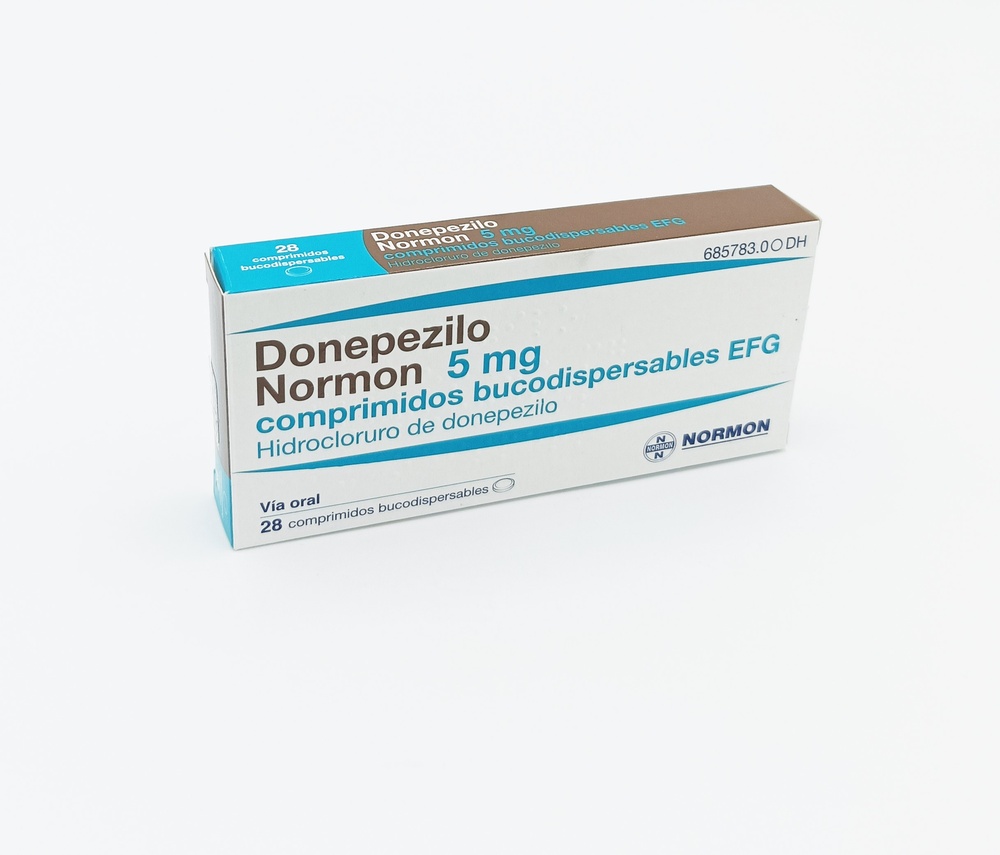DONEPEZILO NORMON 5 mg COMPRIMIDOS ORODISPERSÍVEIS