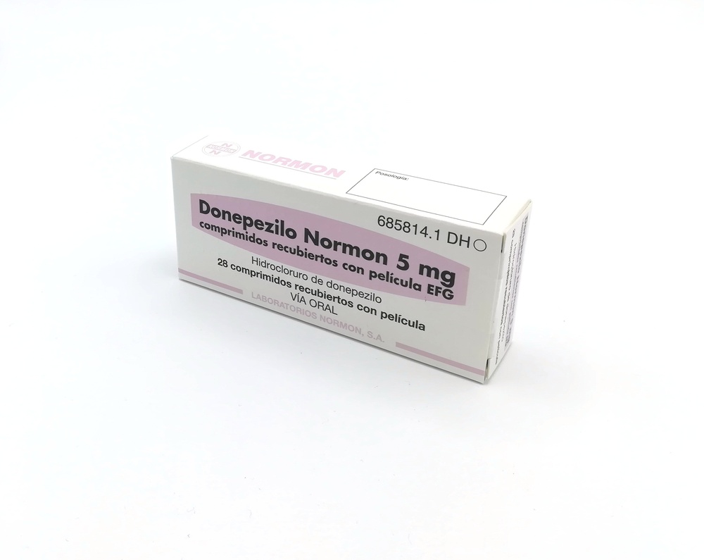 DONEPEZILO NORMON 5 mg COMPRIMIDOS REVESTIDOS POR PELÍCULA