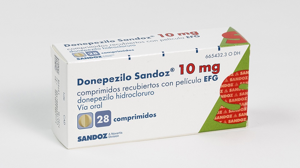 DONEPEZILO SANDOZ 10 mg COMPRIMIDOS REVESTIDOS POR PELÍCULA
