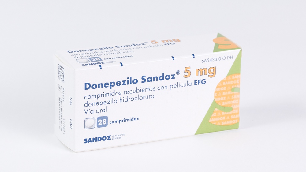 DONEPEZILO SANDOZ 5 mg COMPRIMIDOS REVESTIDOS POR PELÍCULA