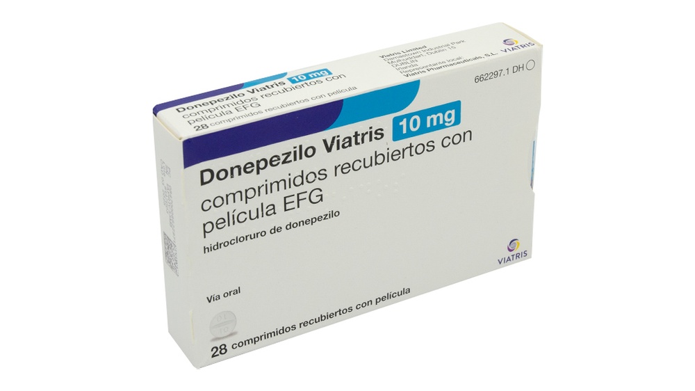 DONEPEZILO VIATRIS 10 mg COMPRIMIDOS REVESTIDOS POR PELÍCULA