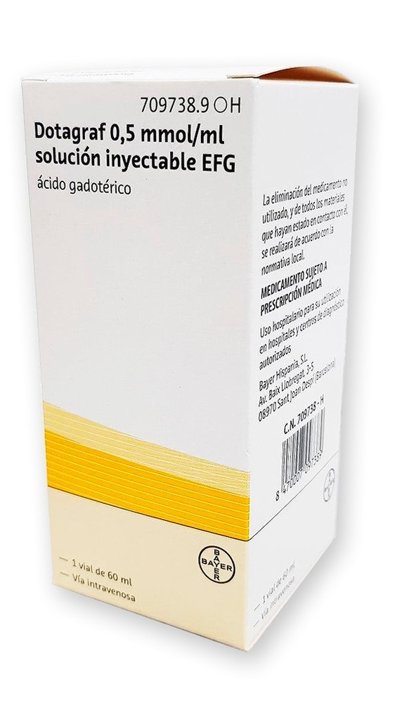 DOTAGRAF 0,5 mmol/ml SOLUÇÃO INJETÁVEL