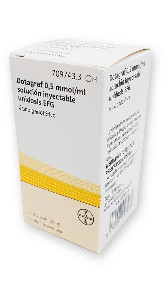 DOTAGRAF 0,5 mmol/ml Solução injetável Unidose