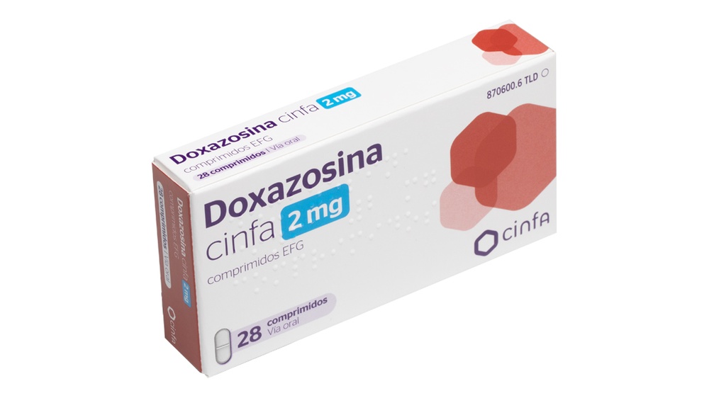 DOXAZOSINA CINFA 2 mg COMPRIMIDOS