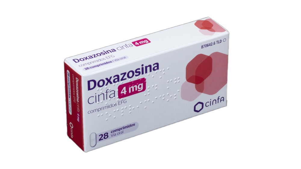 DOXAZOSINA CINFA 4 mg COMPRIMIDOS