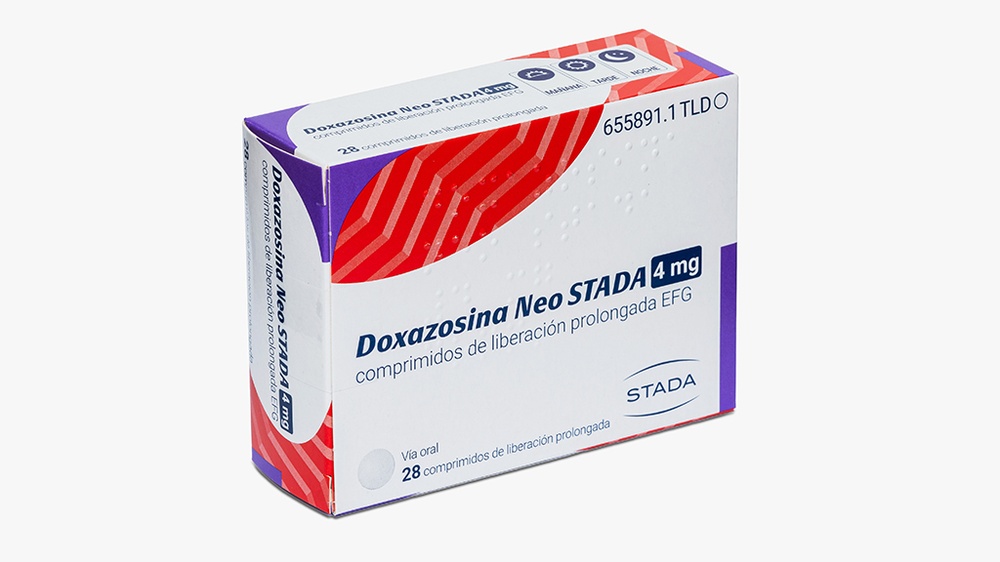 DOXAZOSINA NEO STADA 4 mg COMPRIMIDOS DE LIBERTAÇÃO PROLONGADA