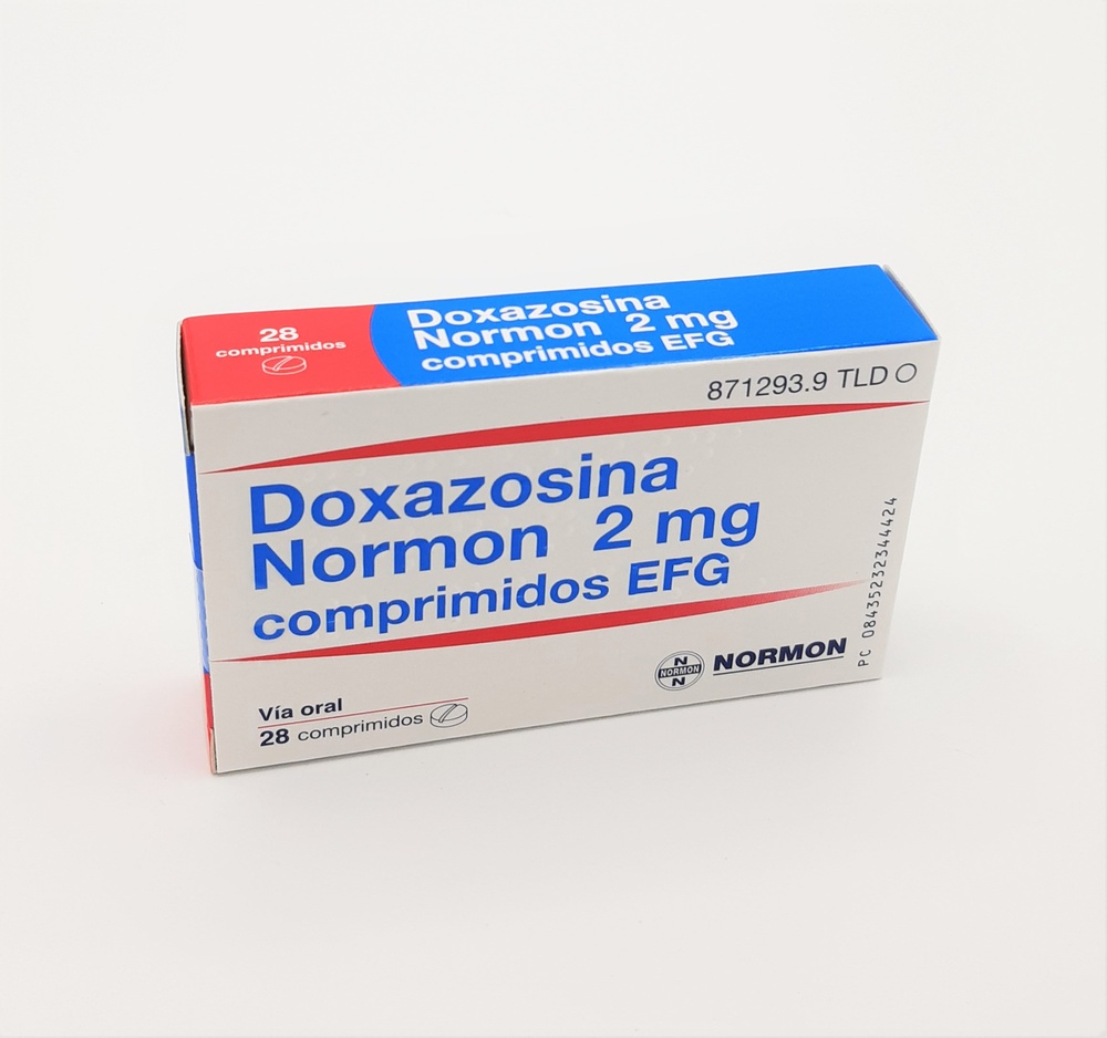 DOXAZOSINA NORMON 2 mg COMPRIMIDOS