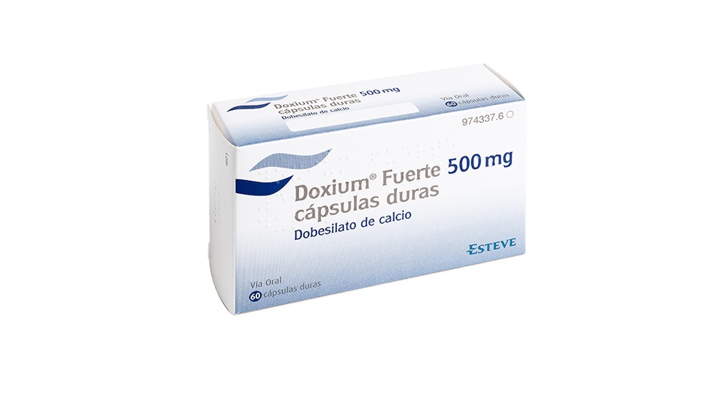 DOXIUM FUERTE 500 mg CÁPSULAS DURAS