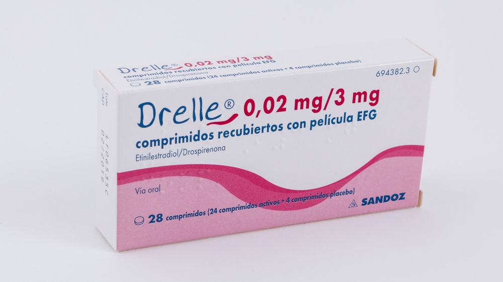 DRELLE 0,02 mg/3 mg COMPRIMIDOS REVESTIDOS POR PELÍCULA