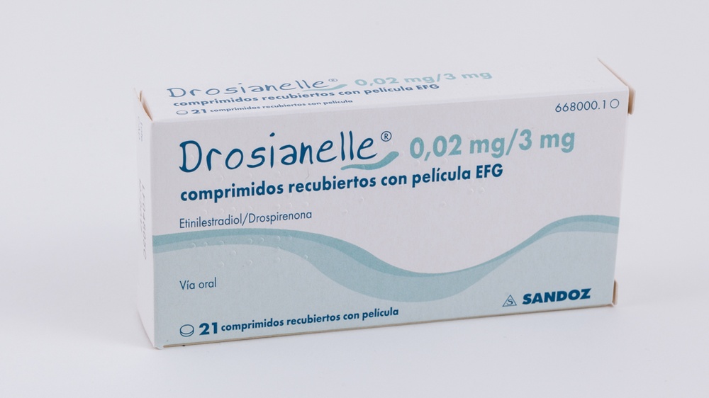 DROSIANELLE 3 mg/0,02 mg COMPRIMIDOS REVESTIDOS POR PELÍCULA