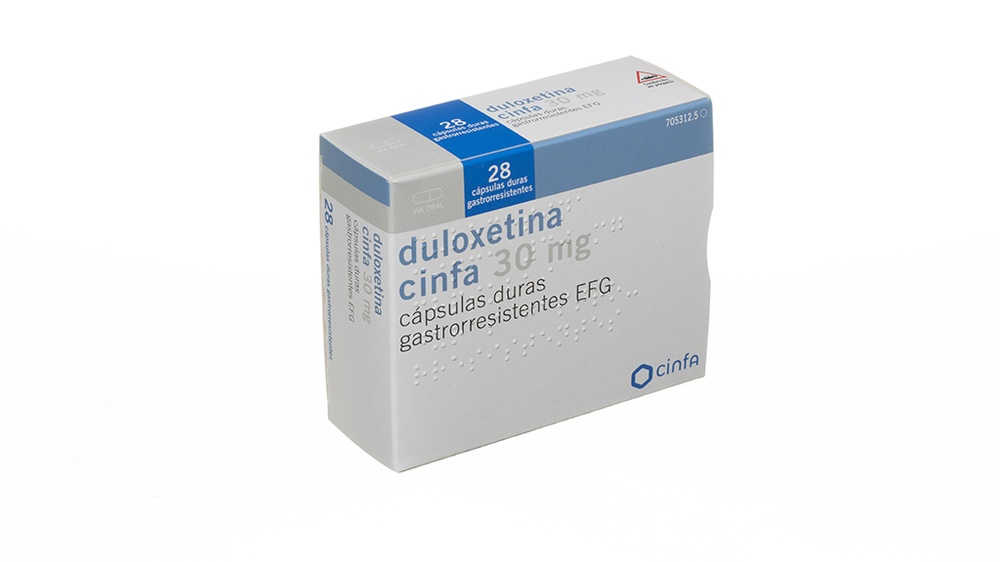 DULOXETINA CINFA 30 mg CÁPSULAS DURAS GASTRORRESISTENTES
